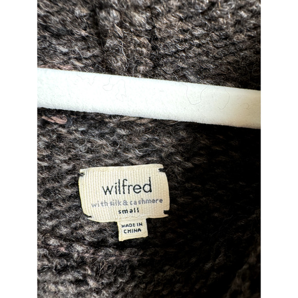 Aritzia Wilfred Alpaca Wool Blend Oversized Lagen Look Grunge Goblincore Sweater - Picture 3 of 7